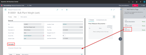 Batch No. Tracking-Personalize