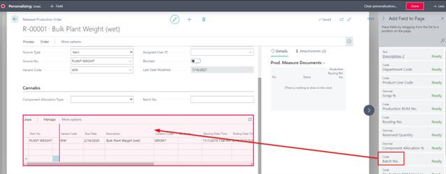 Batch No. Tracking-Personalize