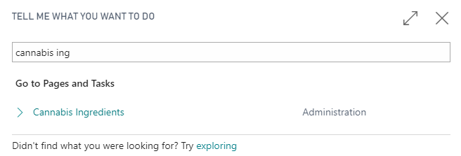 Search for Released Production Orders