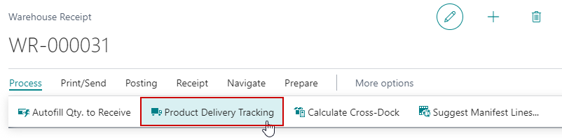 Product Delivery Tracking